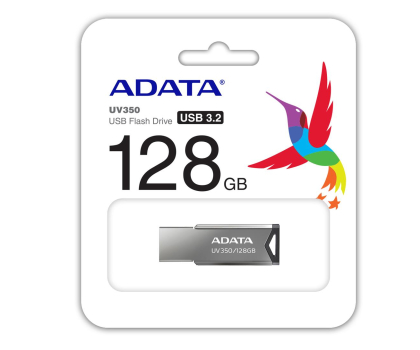 PenDrive ADATA USB 3.0/USB 3.1 gen 1/USB 3.2 gen 1 128GB 100MB/s AUV350-128G-RBK